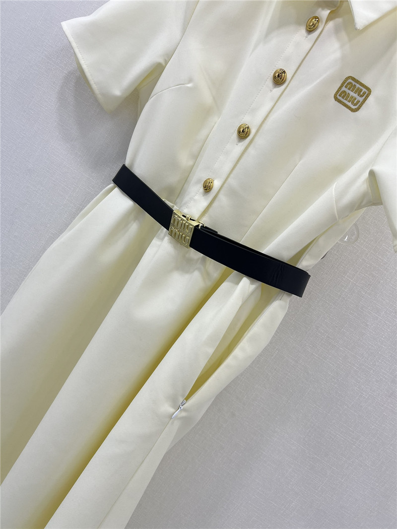 M1um1u new lapel dress replica clothing sites