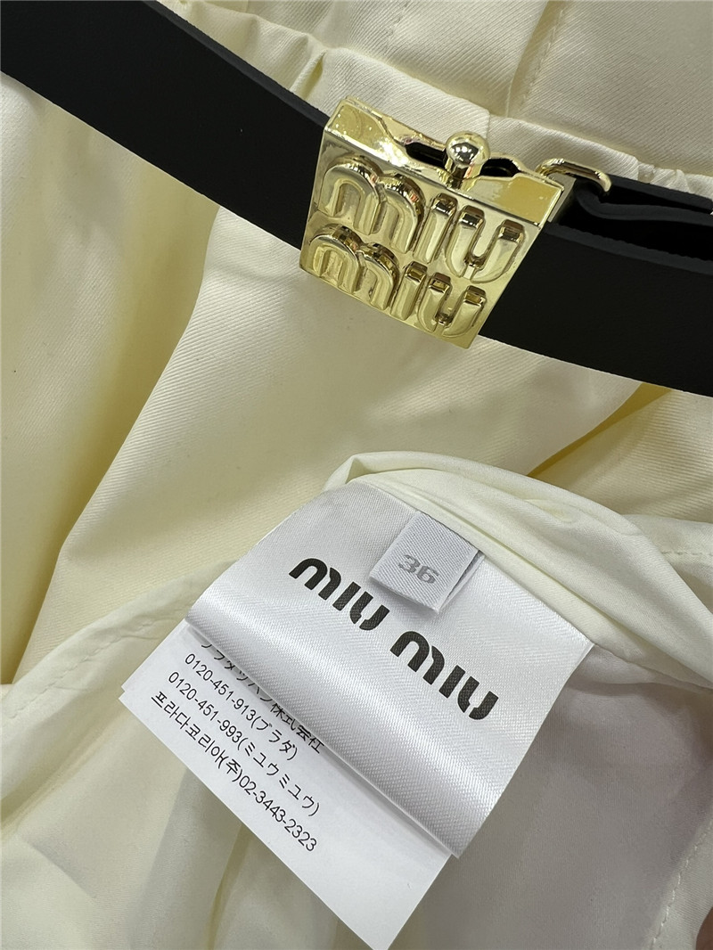 M1um1u new lapel dress replica clothing sites