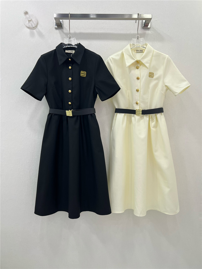 M1um1u new lapel dress replica clothing sites
