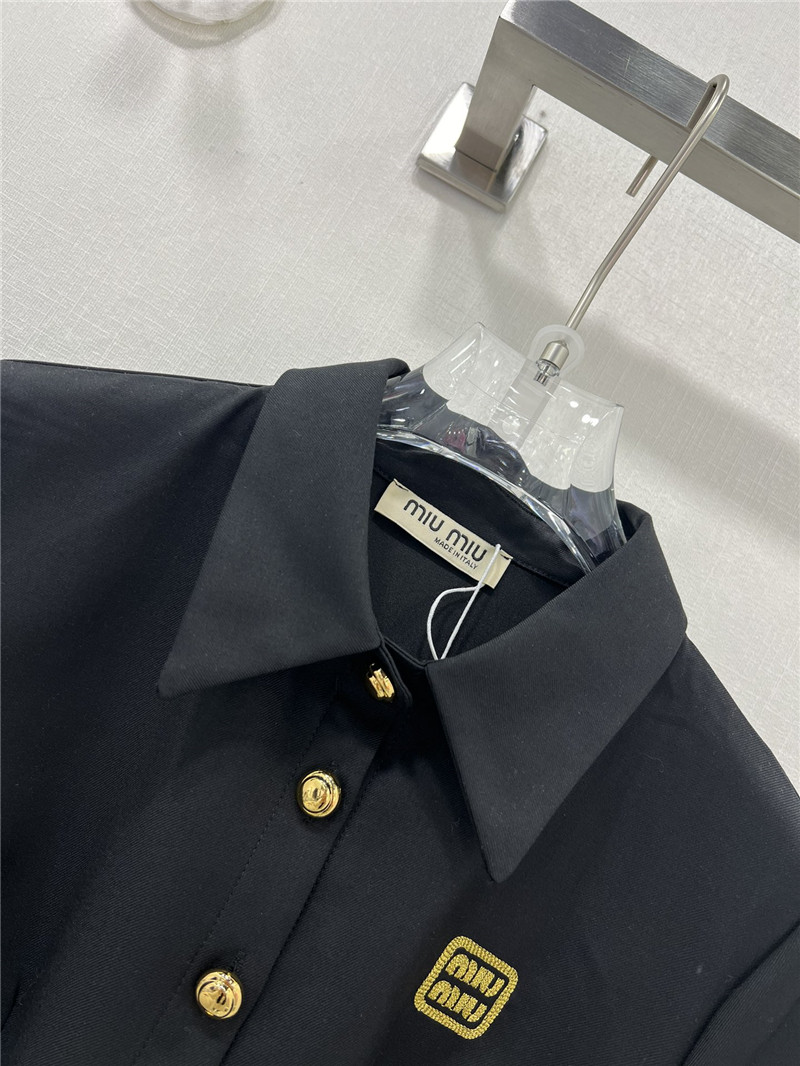 M1um1u new lapel dress replica clothing sites