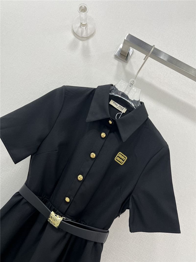 M1um1u new lapel dress replica clothing sites