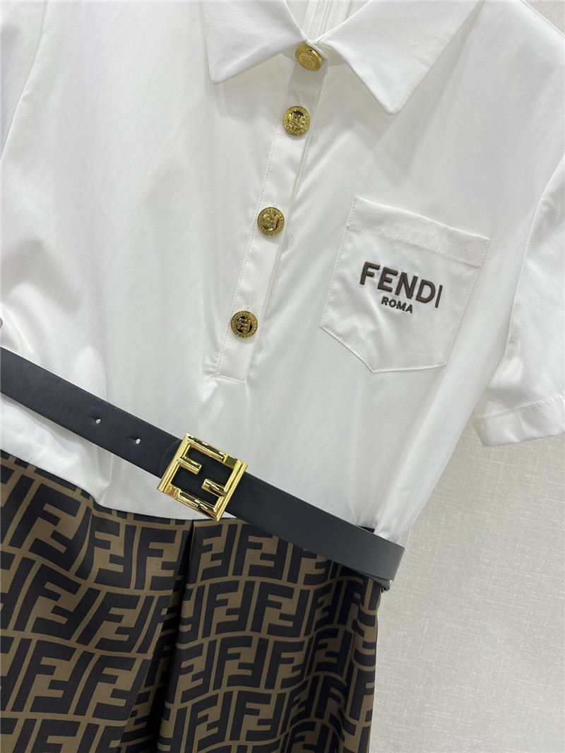 F**di lapel dress replica clothing sites