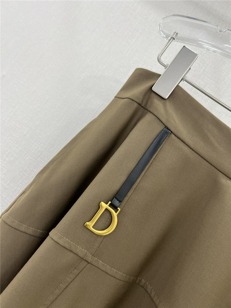 D10r high waist a-line long skirt