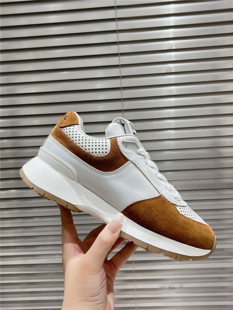Miu Miu Brown Platform Sneakers