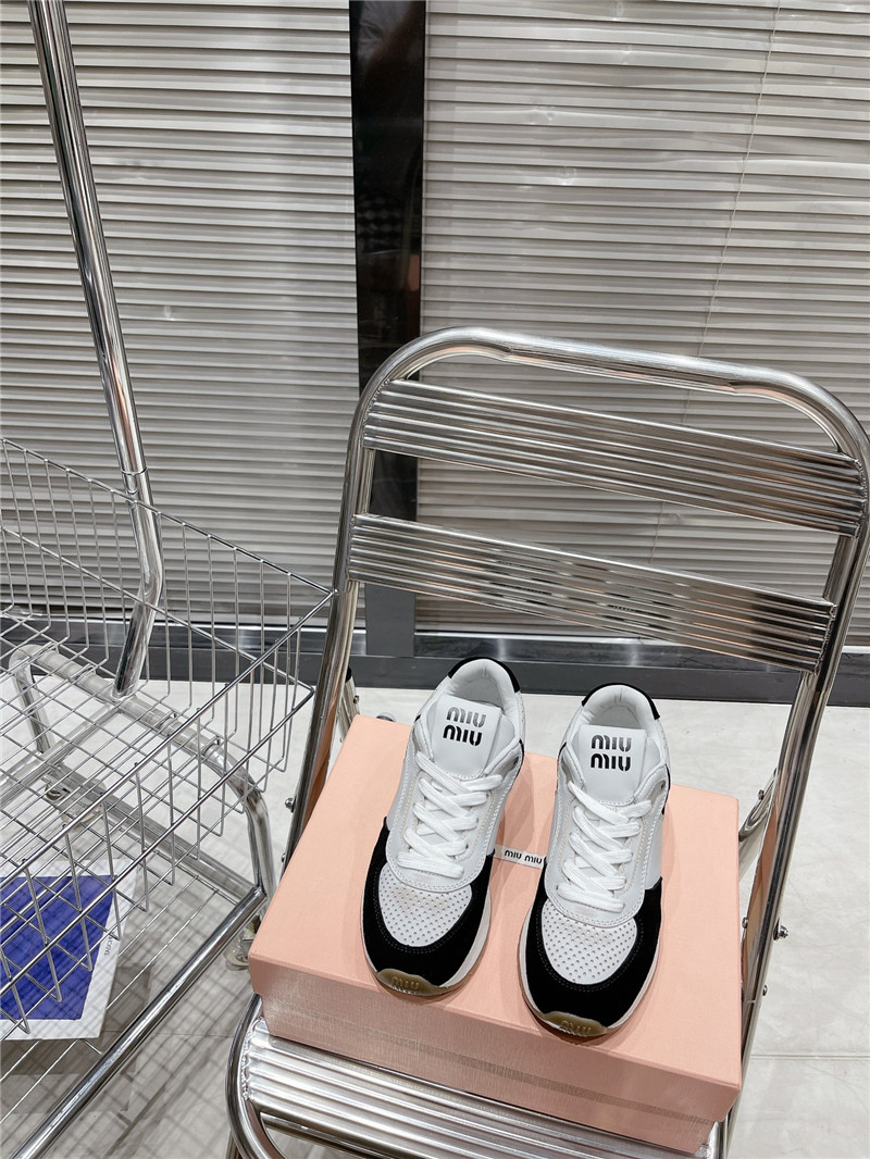 Miu Miu Women’s Platform Low Top Sneakers