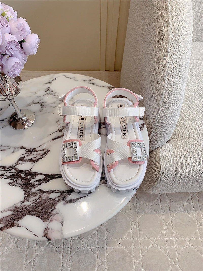 Roger vivier platform sandals replica designer shoes