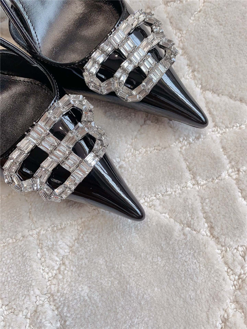Balenciaga rhinestone high heels best replica shoes website