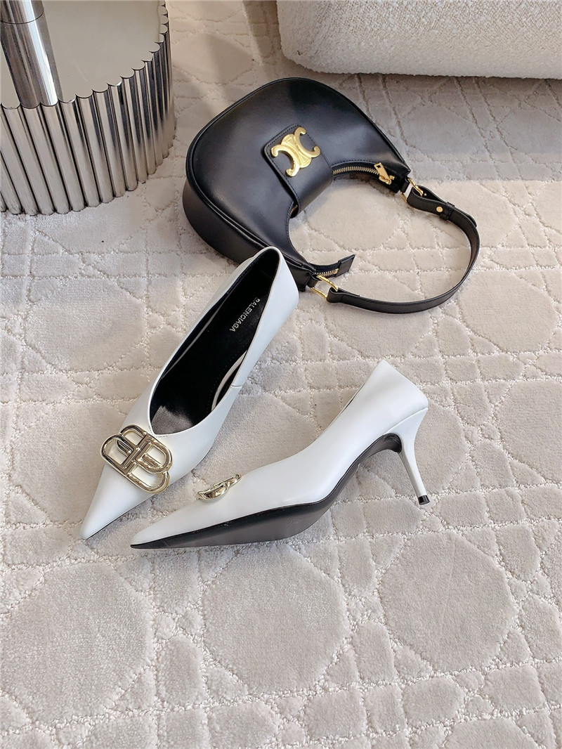 Balenciaga rhinestone high heels best replica shoes website
