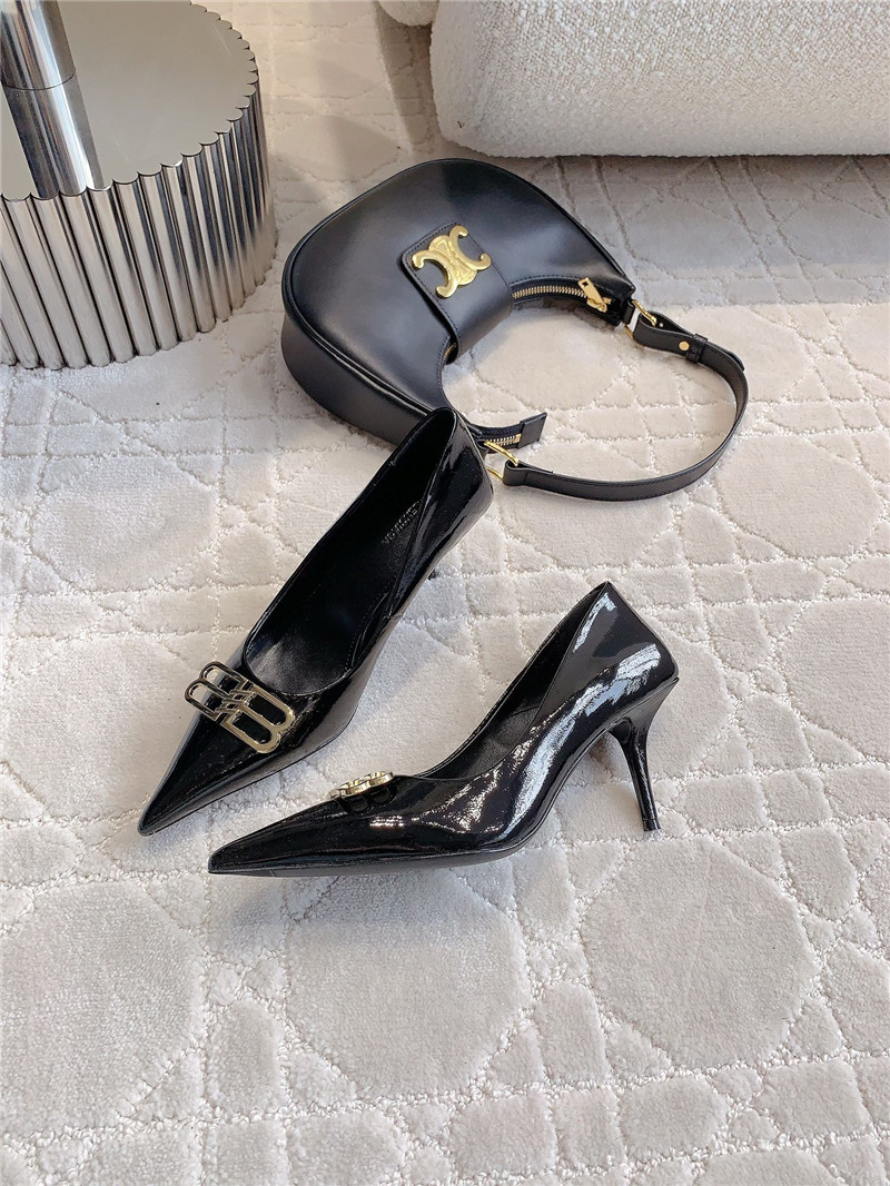 Balenciaga rhinestone high heels best replica shoes website