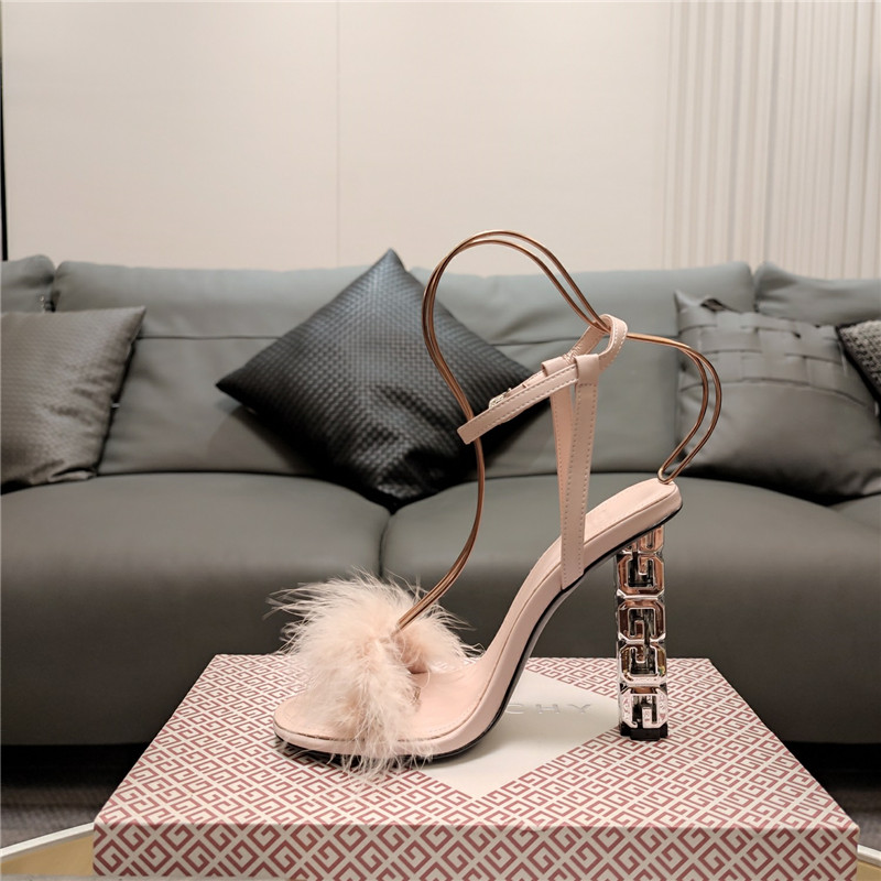 Givenchy ostrich feather sandals maison margiela replica shoes