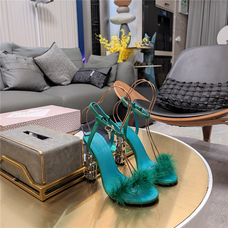 Givenchy ostrich feather sandals maison margiela replica shoes