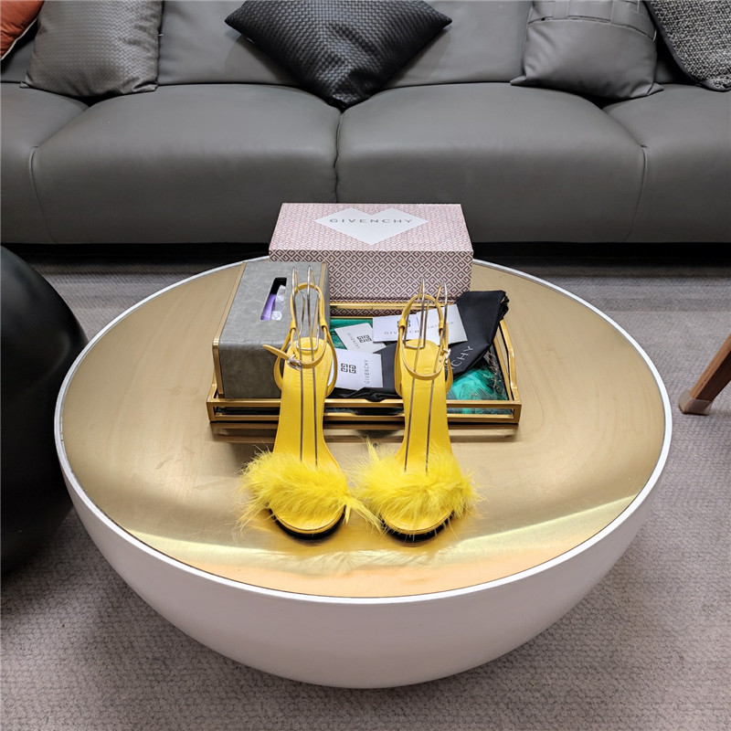 Givenchy ostrich feather sandals maison margiela replica shoes