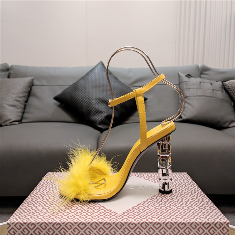 Givenchy ostrich feather sandals maison margiela replica shoes