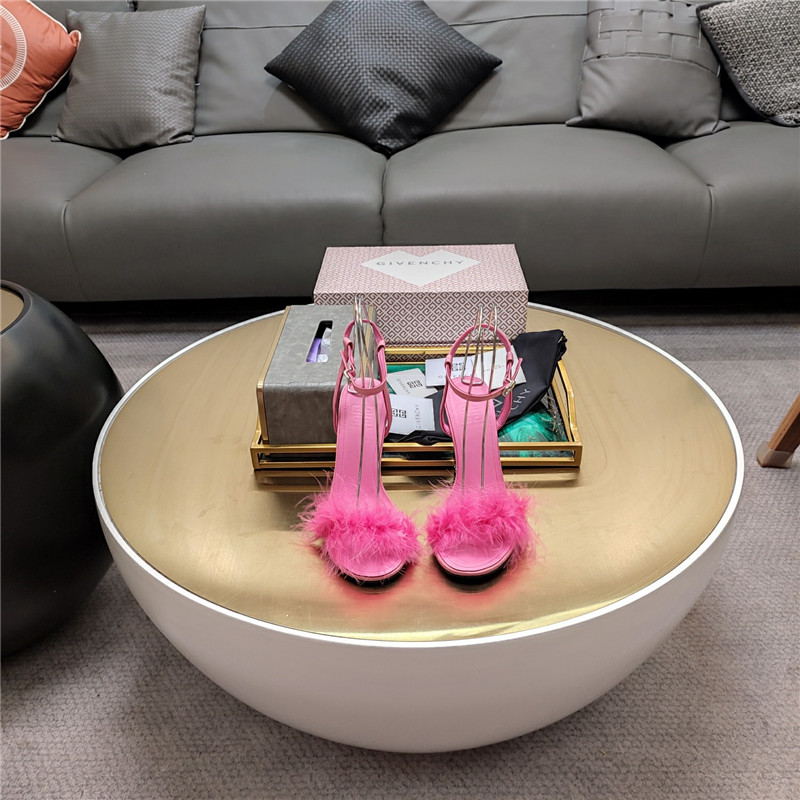 Givenchy ostrich feather sandals maison margiela replica shoes