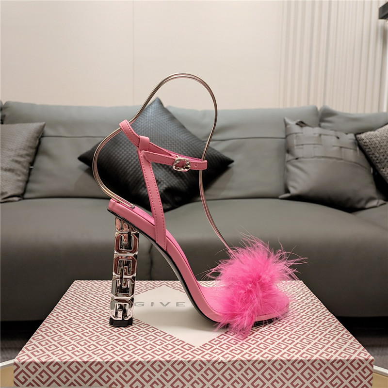 Givenchy ostrich feather sandals maison margiela replica shoes