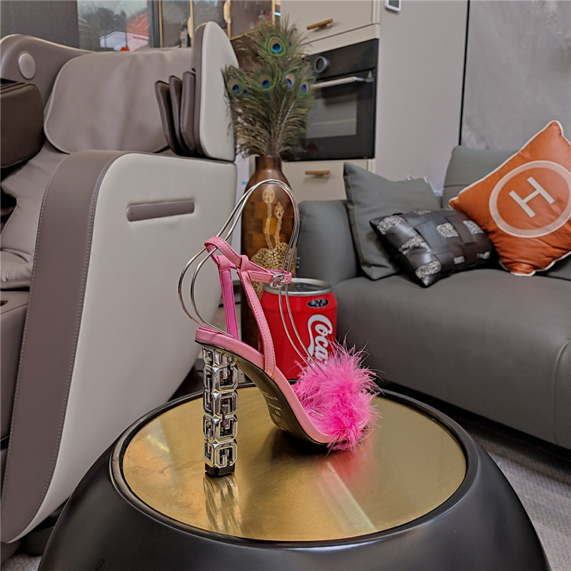 Givenchy ostrich feather sandals maison margiela replica shoes