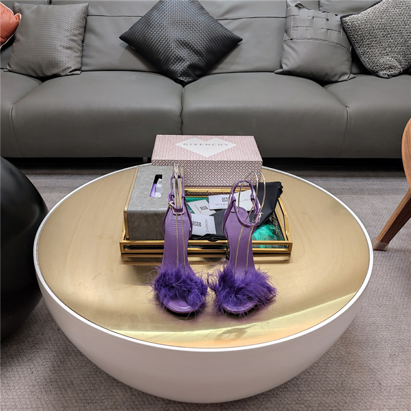 Givenchy ostrich feather sandals maison margiela replica shoes