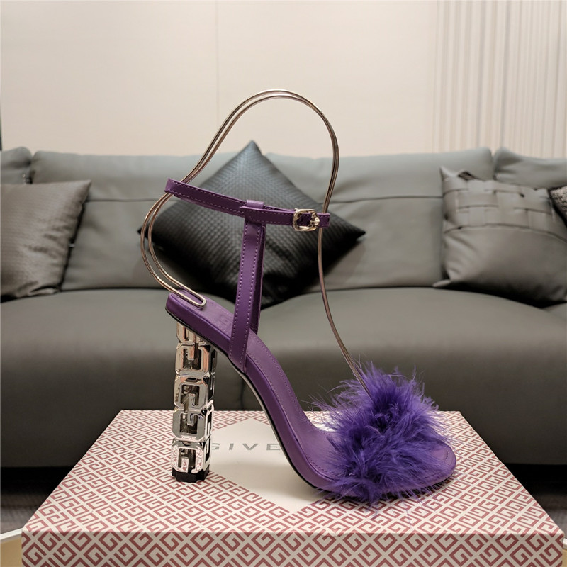 Givenchy ostrich feather sandals maison margiela replica shoes