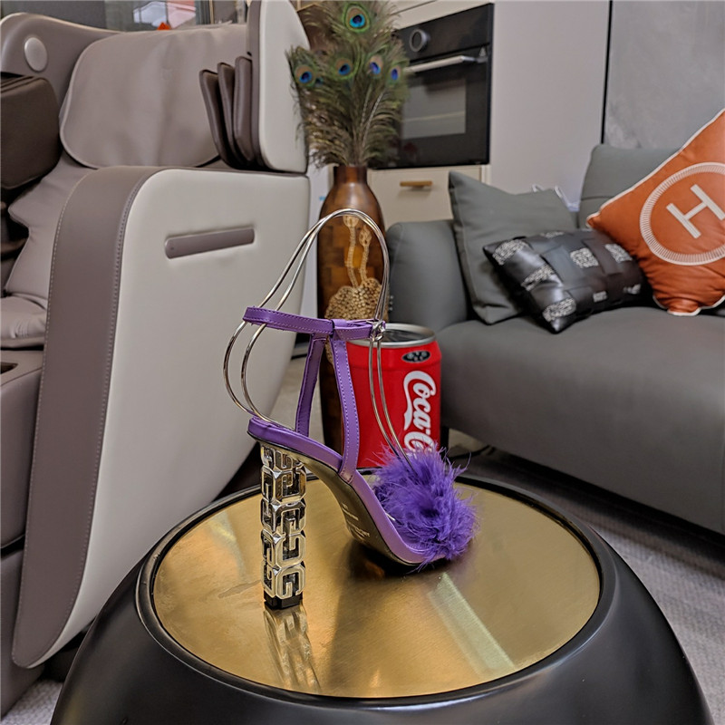 Givenchy ostrich feather sandals maison margiela replica shoes