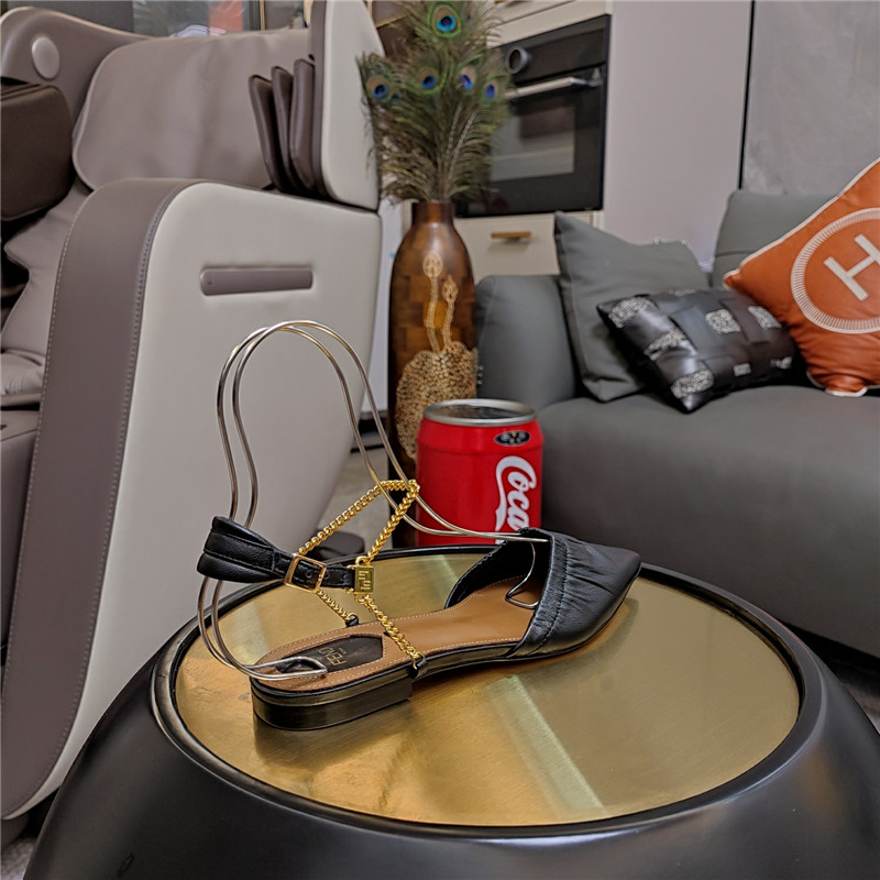 fendi necklace foot-wrapped sandals replica designer shoes