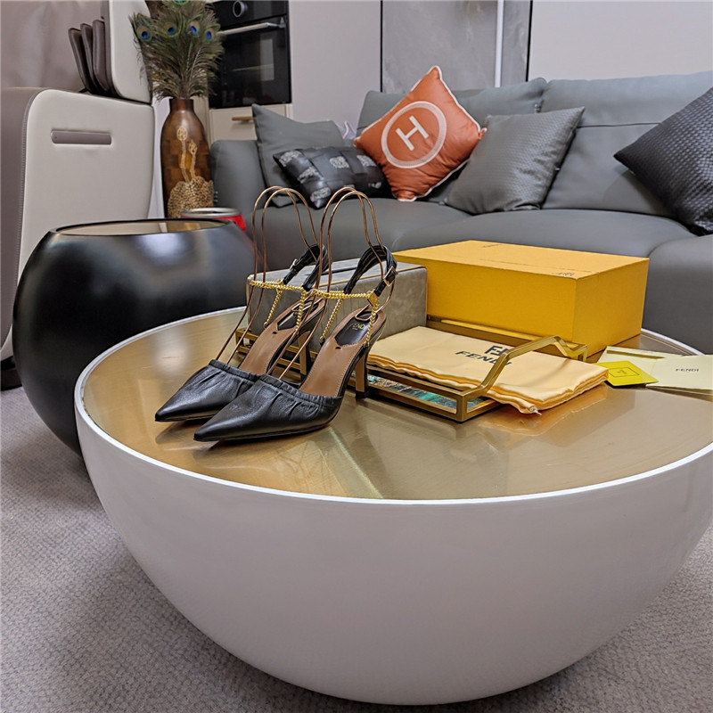 fendi necklace foot-wrapped sandals replica designer shoes