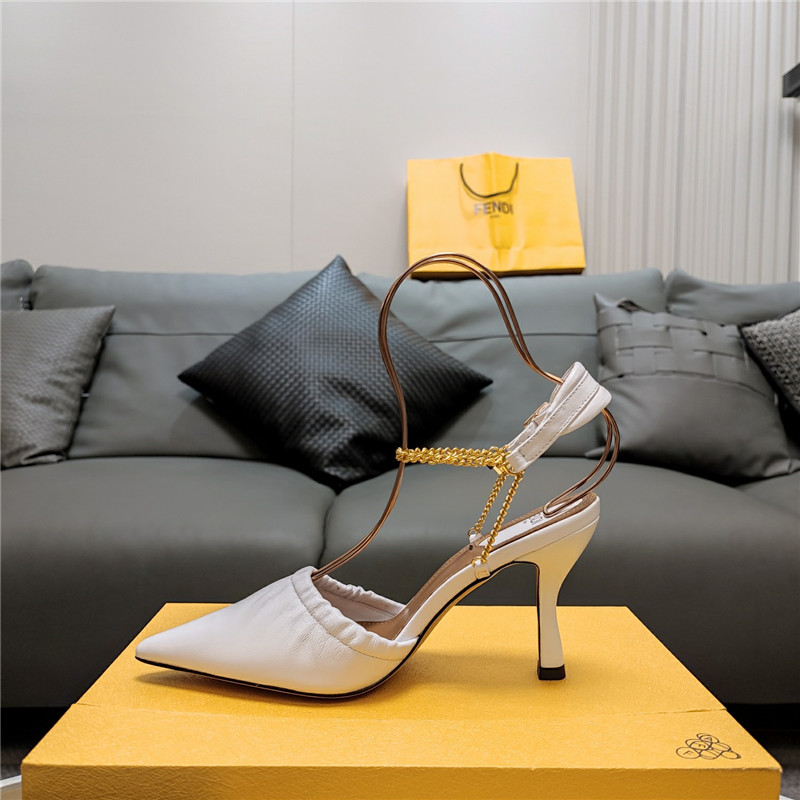 fendi necklace foot-wrapped sandals replica designer shoes