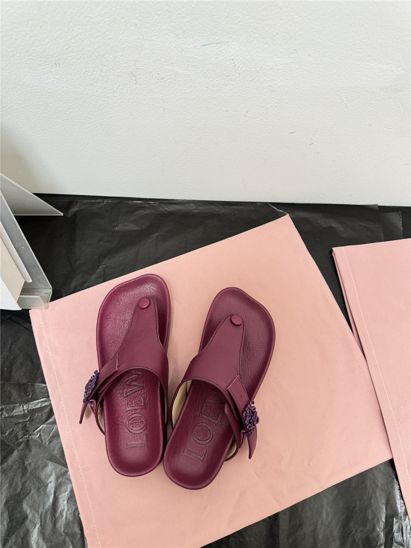 loewe new leather slippers for couples