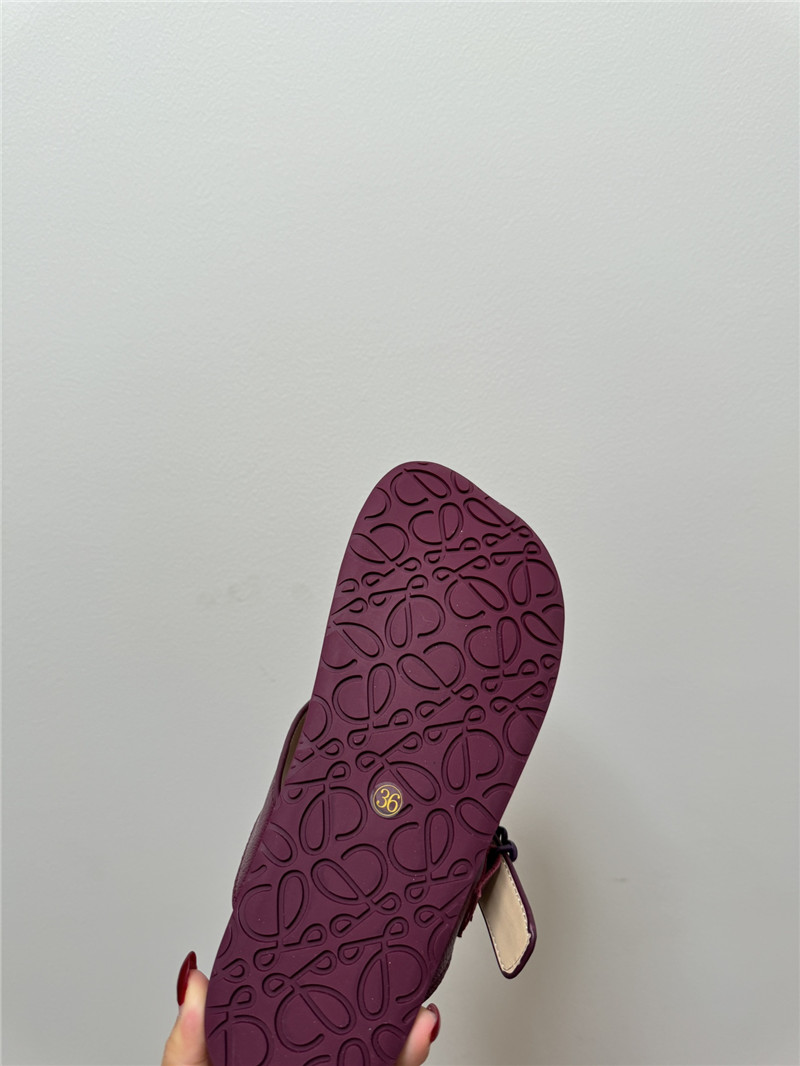 loewe new leather slippers for couples