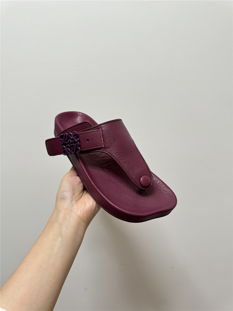 loewe new leather slippers for couples