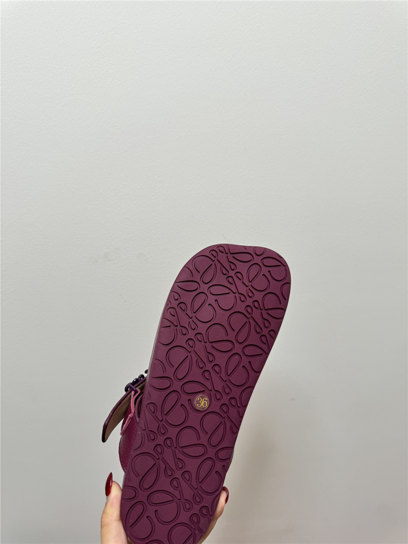 loewe new leather slippers for couples