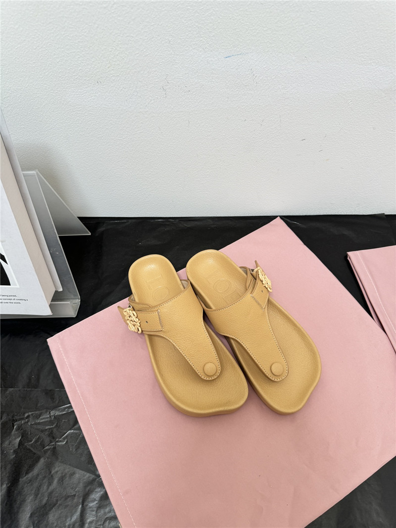 loewe new leather slippers for couples