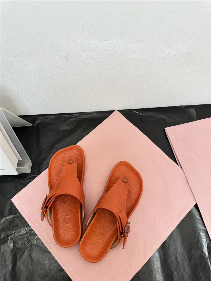 loewe new leather slippers for couples