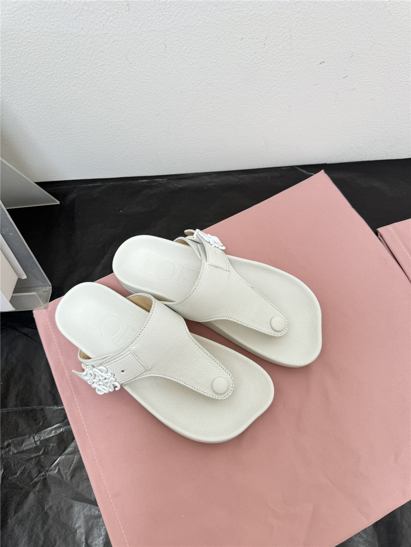 loewe new leather slippers for couples