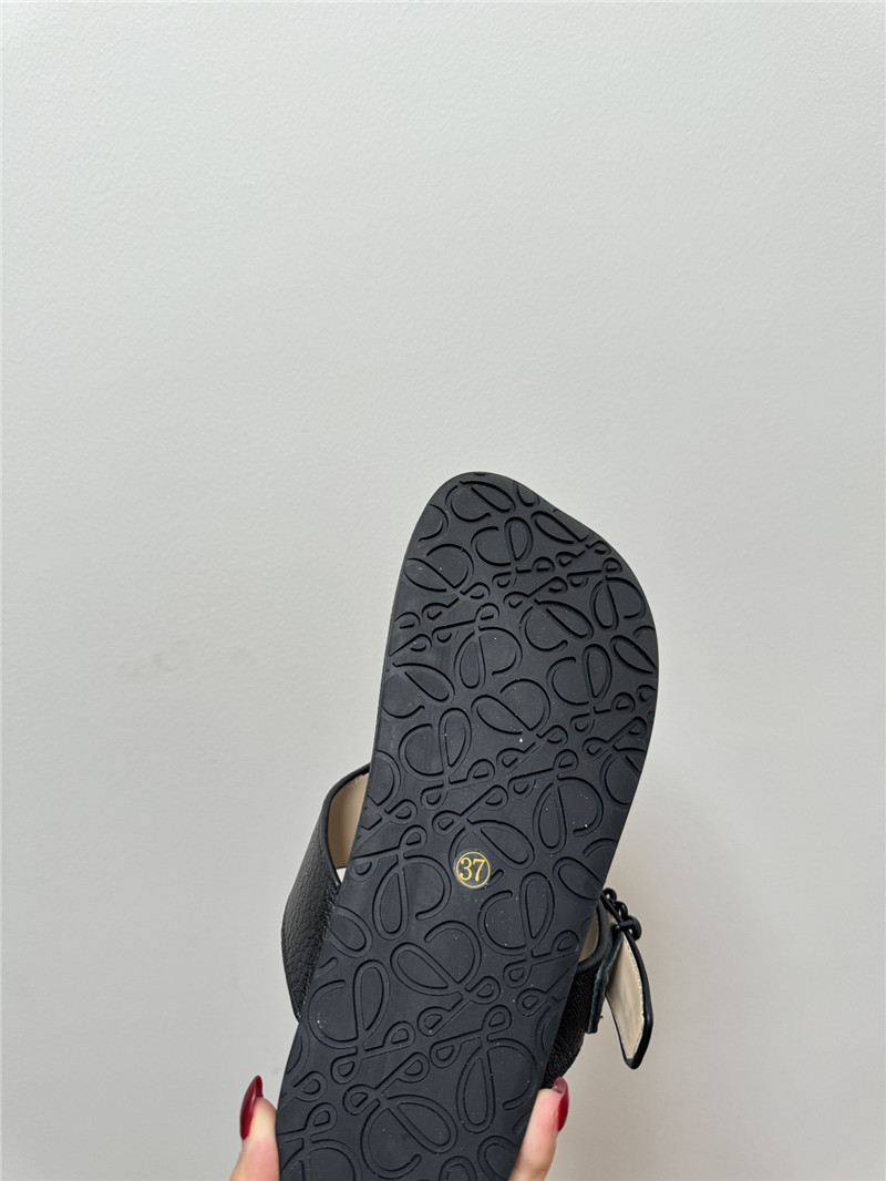 L0ew* new leather slippers for couples