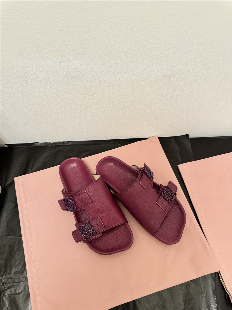 loewe new leather slippers for couples
