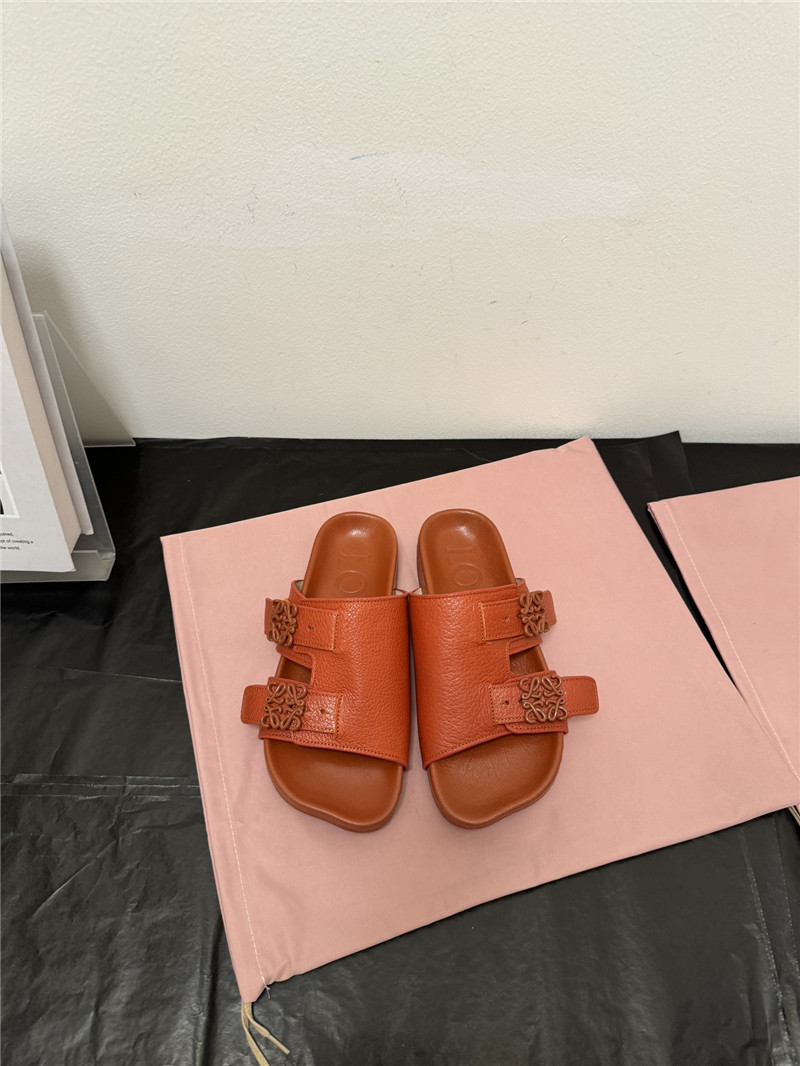 loewe new leather slippers for couples