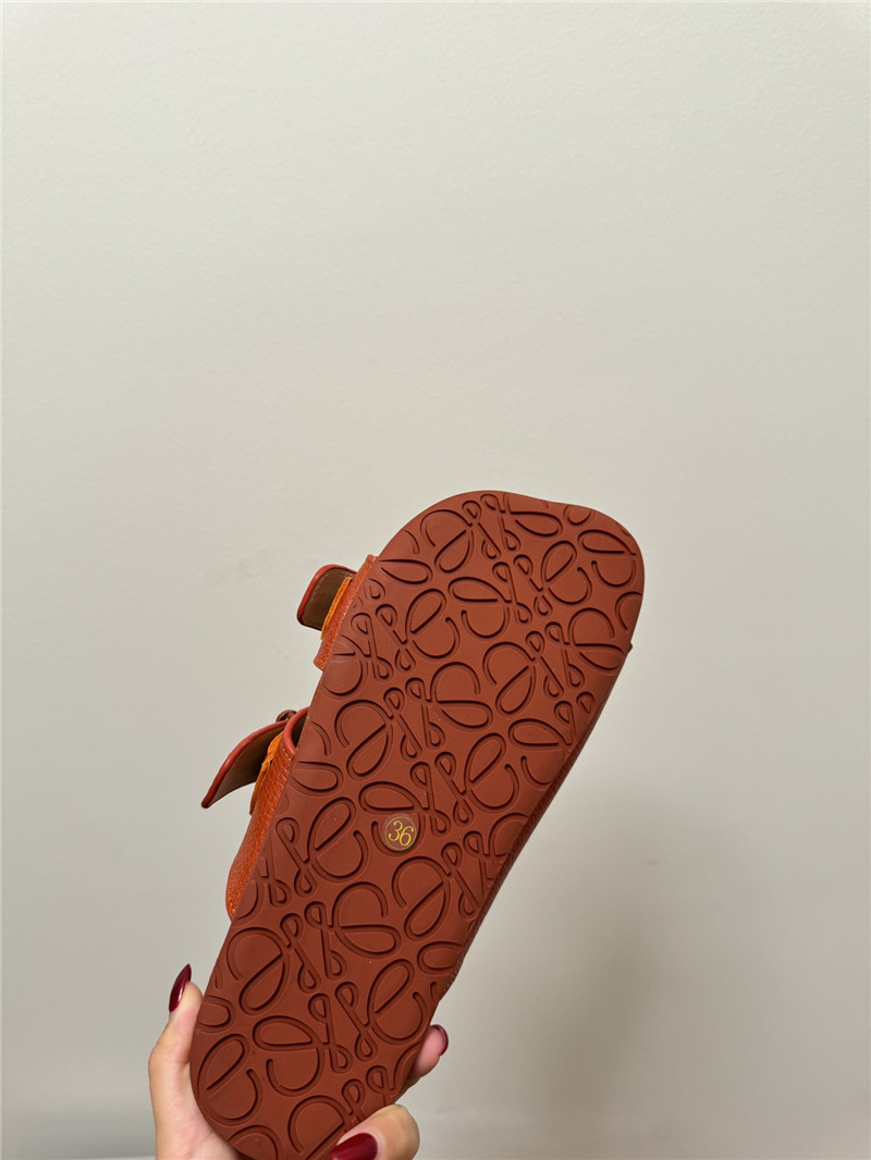 loewe new leather slippers for couples