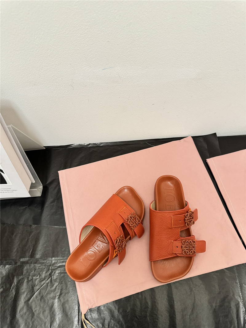 loewe new leather slippers for couples