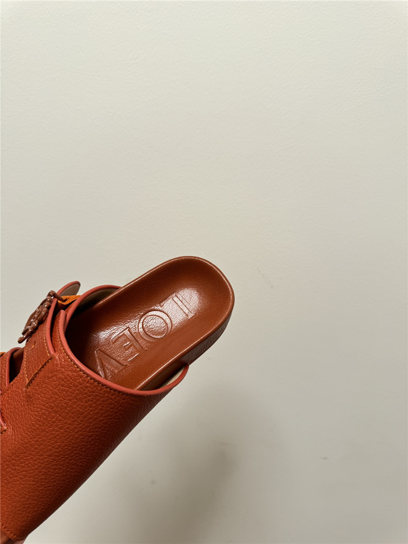 loewe new leather slippers for couples
