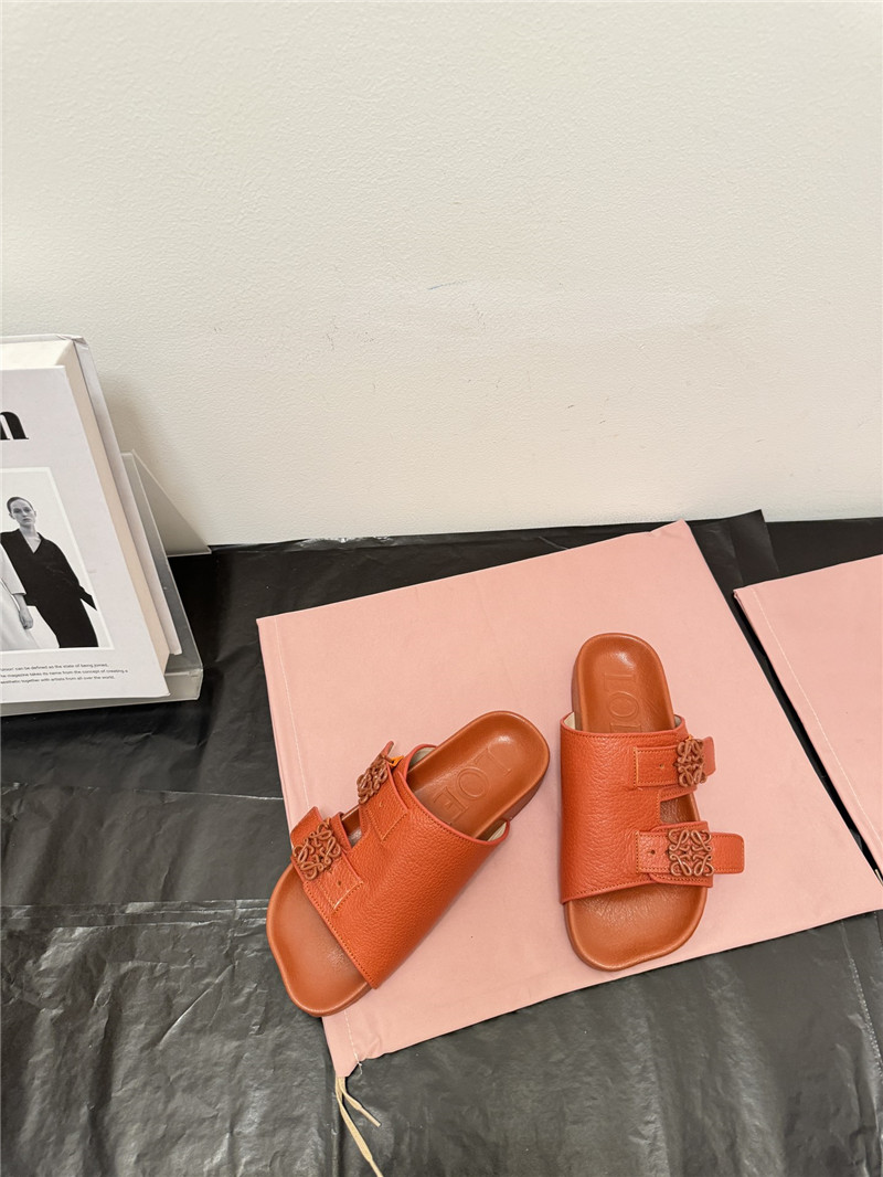loewe new leather slippers for couples