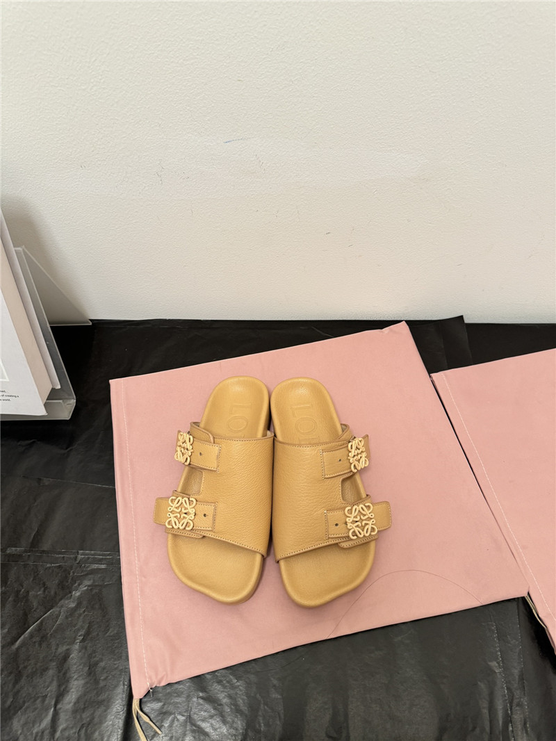 loewe new leather slippers for couples