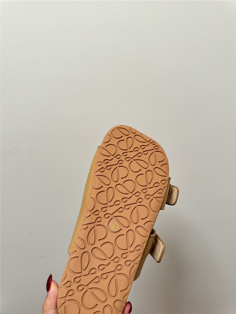 loewe new leather slippers for couples