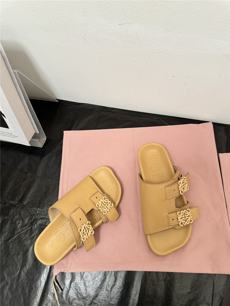 loewe new leather slippers for couples