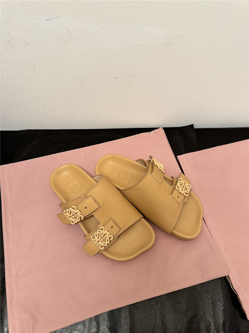 loewe new leather slippers for couples