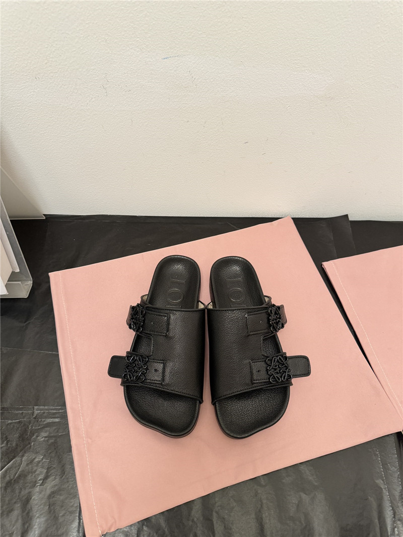 loewe new leather slippers for couples