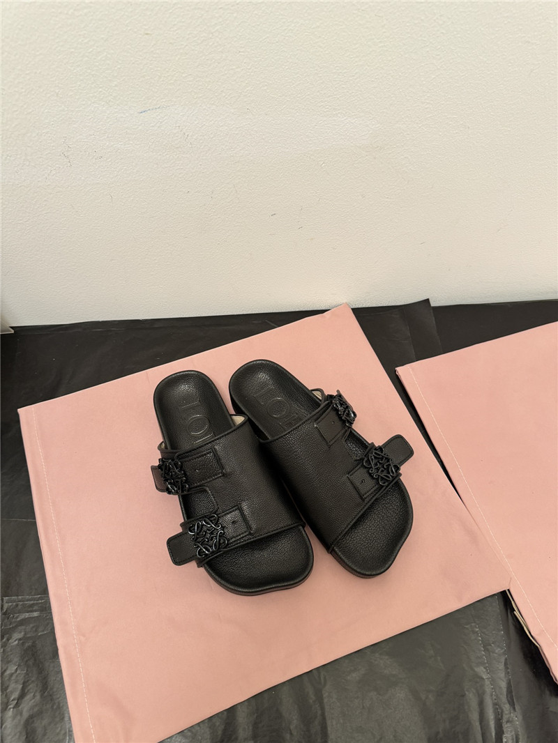 loewe new leather slippers for couples