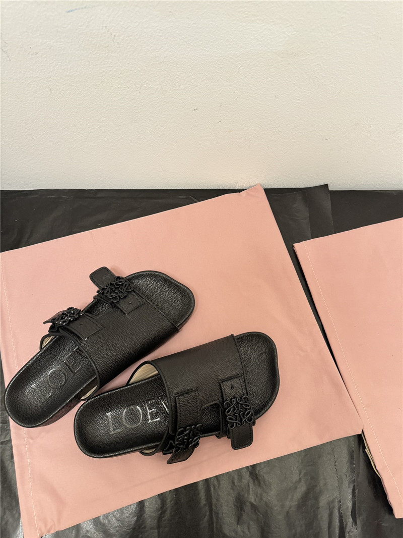 loewe new leather slippers for couples