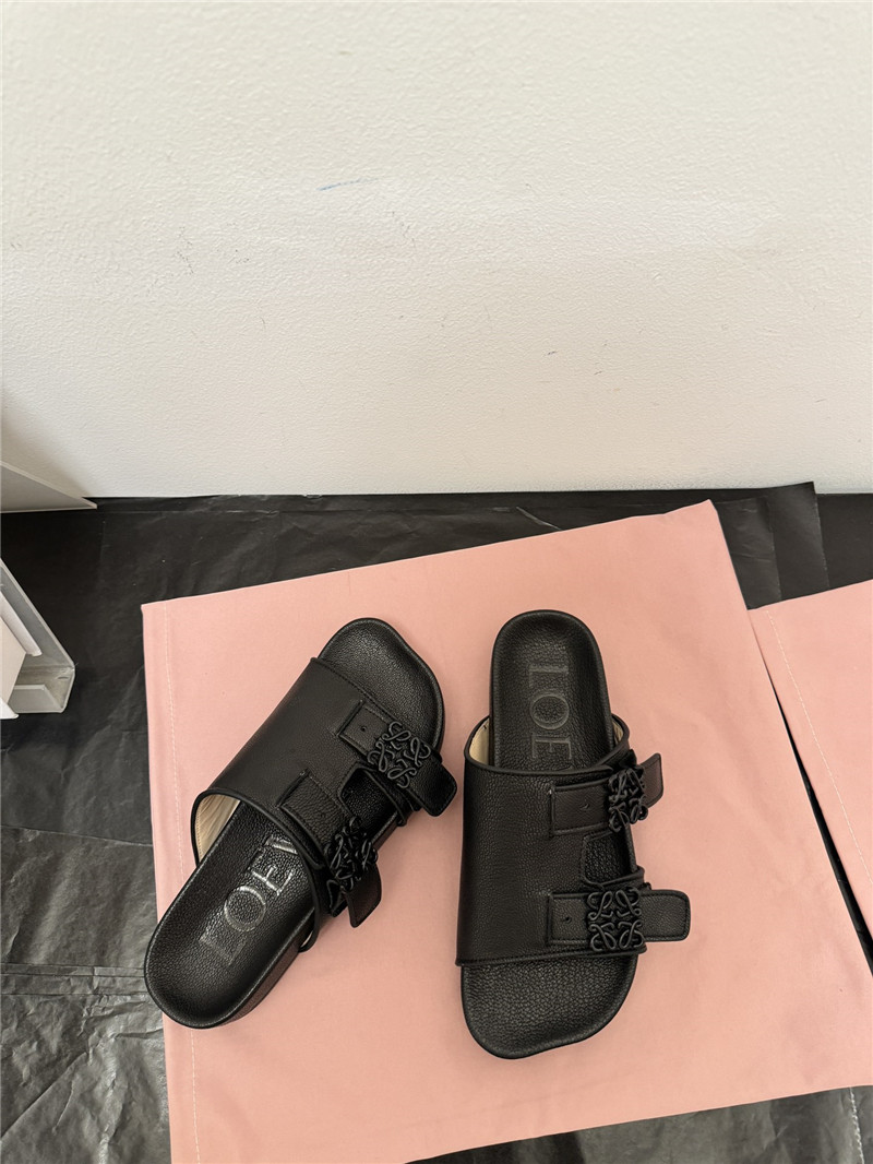 loewe new leather slippers for couples