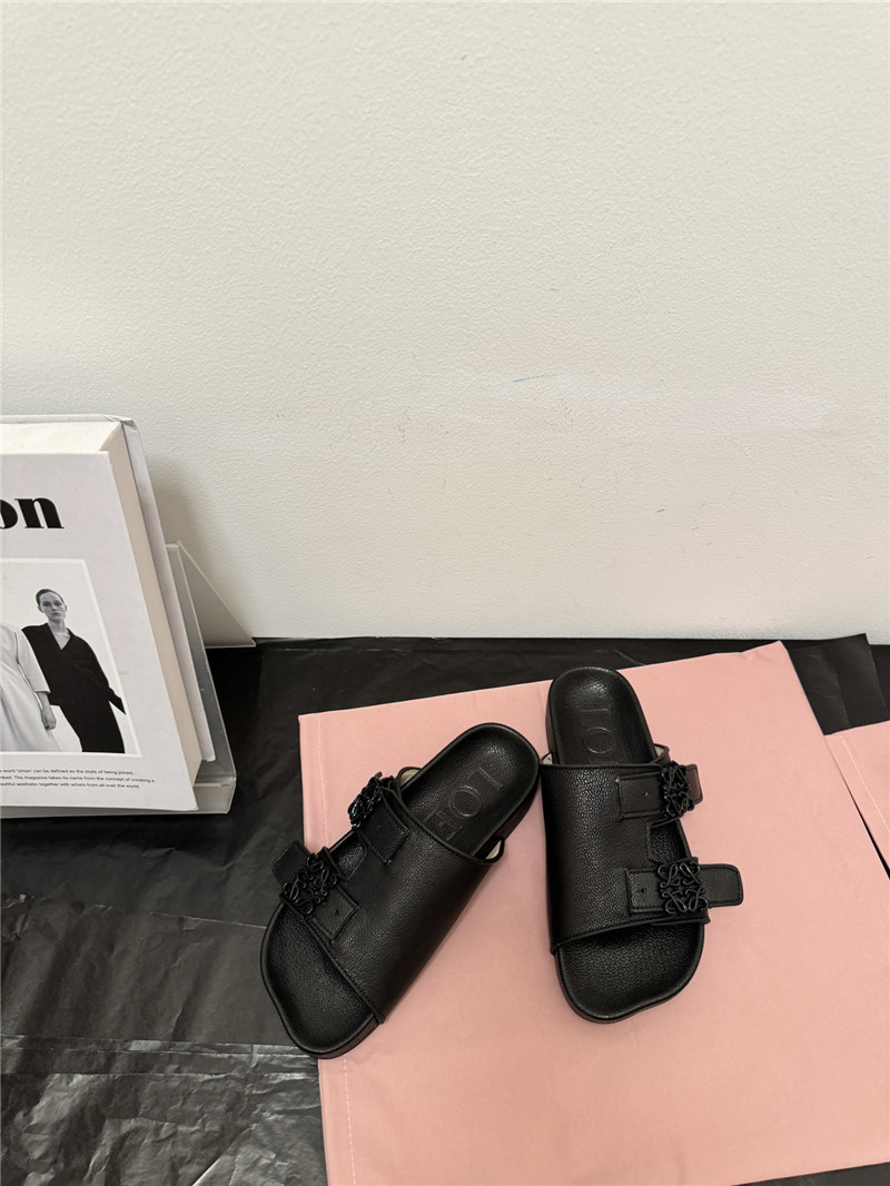 loewe new leather slippers for couples