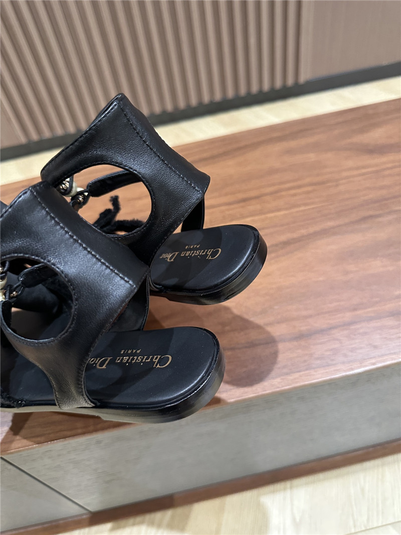 D10r new embroidered sandals replica shoes